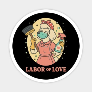Cute Labor Day Magnet